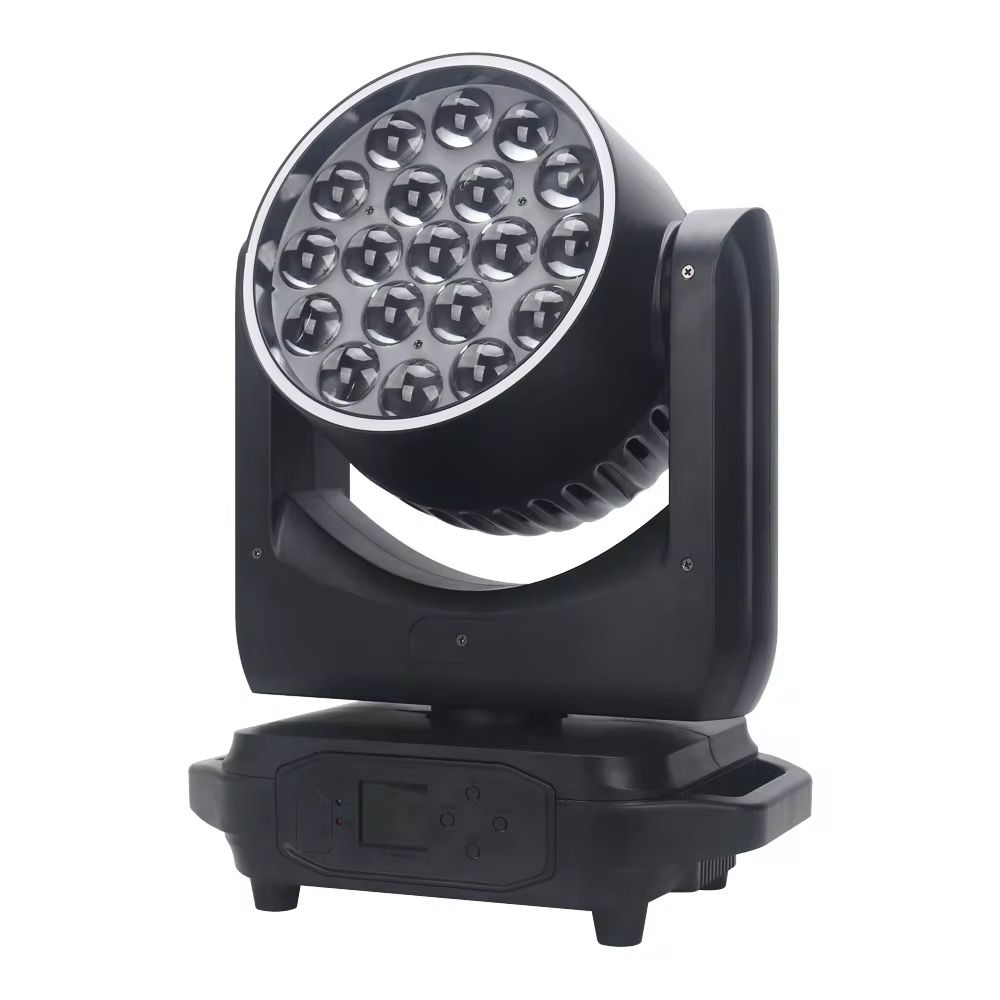 19X15W Zoom Wash Moving Head With LED Ring