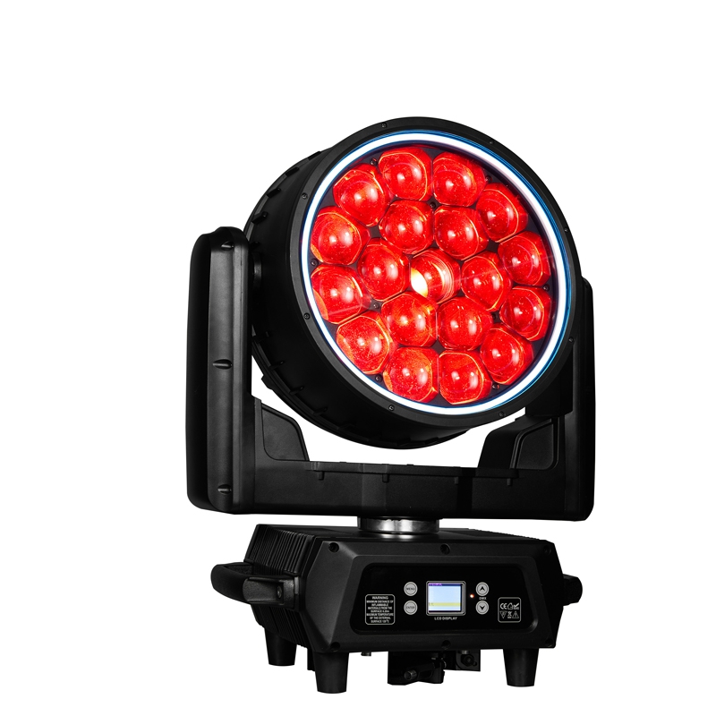LED moving head ZOOM and Rotation 19pcs 40W 4-in-1